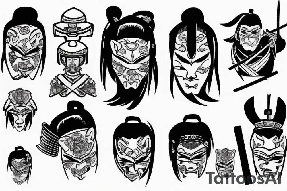 samurai, tattoo idea