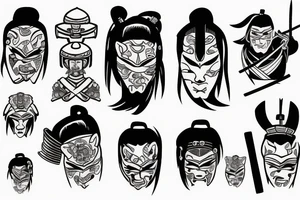 samurai, tattoo idea