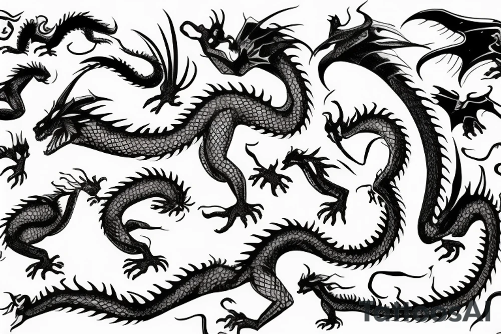 Dragon tattoo idea