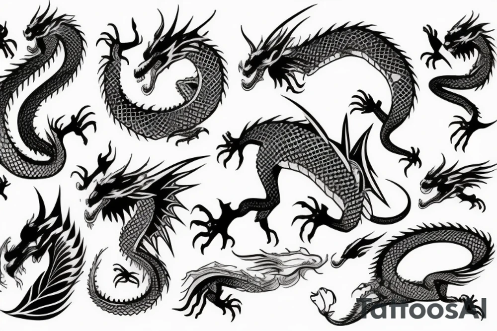 Dragon tattoo idea