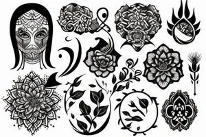 Breathe and serenity symbolism tattoo idea