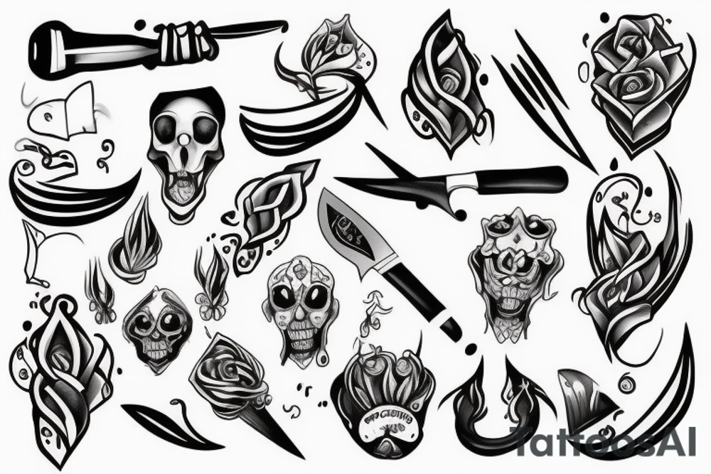 Twisted the knife. Opened your eyes. tattoo idea