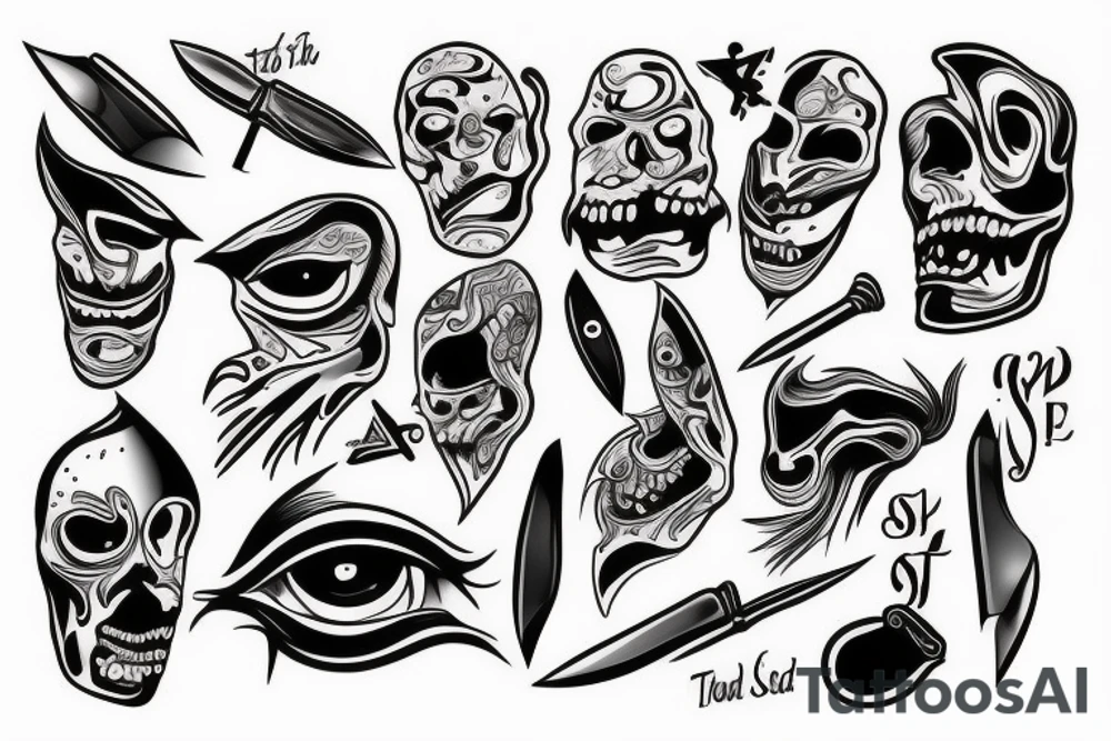 Twisted the knife. Opened your eyes. tattoo idea