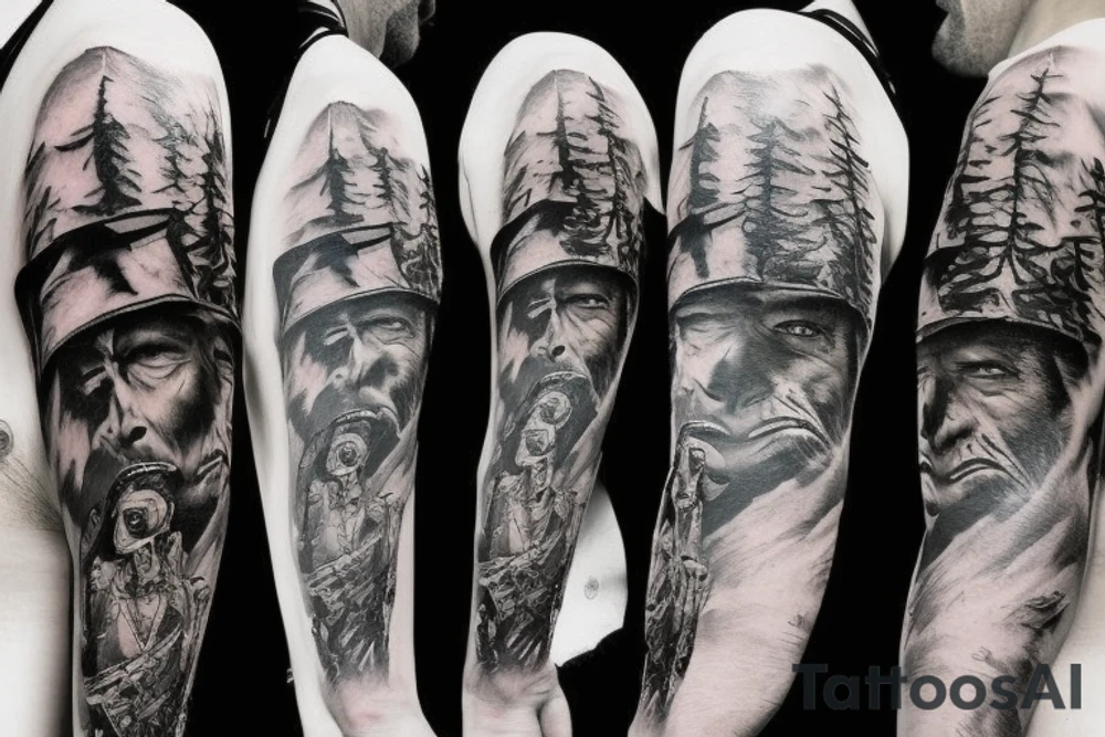 red dead redemption gun tattoo idea