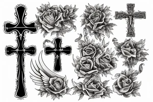 Cross, God, tattoo idea