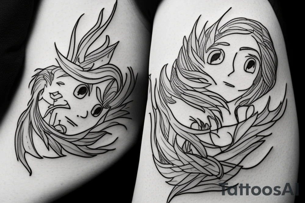 Howl's moving castle, Sophie and howl tattoo idea