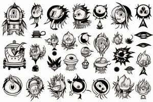 Howl's moving castle, calcifer tattoo idea