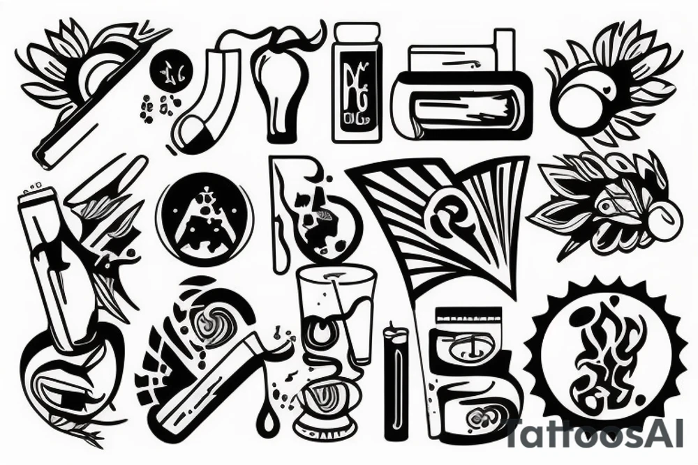 drugs tattoo idea
