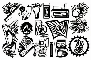 drugs tattoo idea