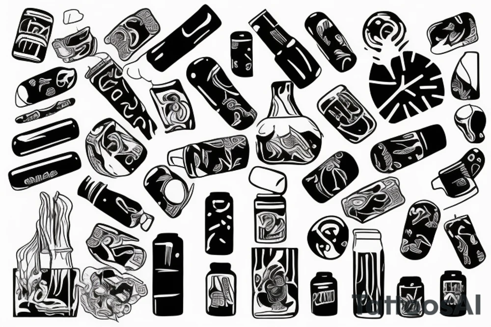 drugs tattoo idea