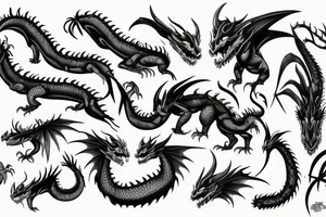 Big dragon tattoo idea