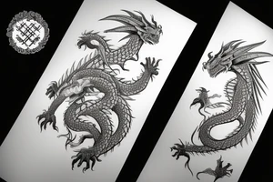 Big dragon tattoo idea