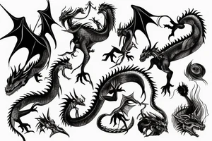 Big dragon tattoo idea
