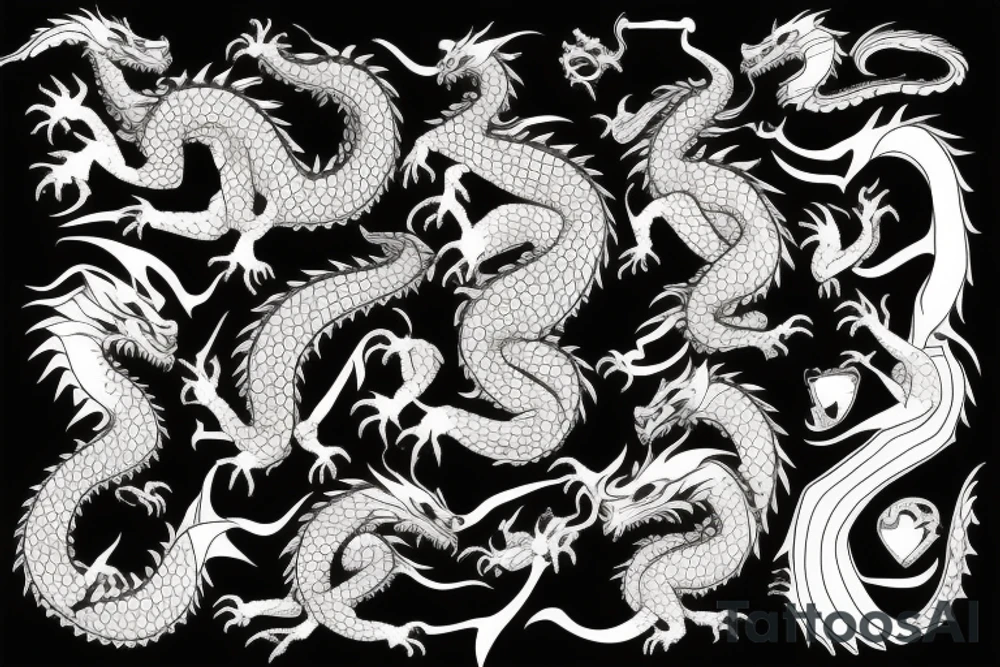 Big dragon tattoo idea