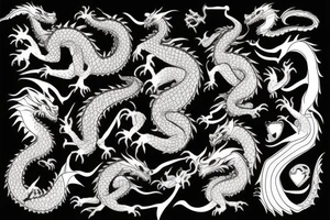 Big dragon tattoo idea