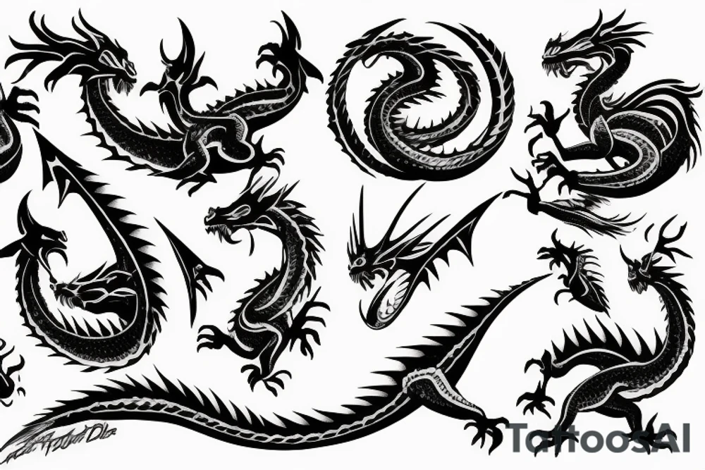 Dragon tattoo idea
