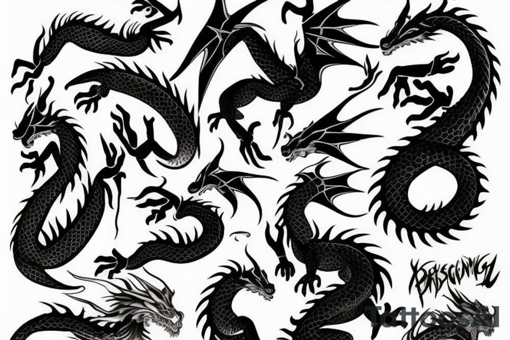 Dragon tattoo idea