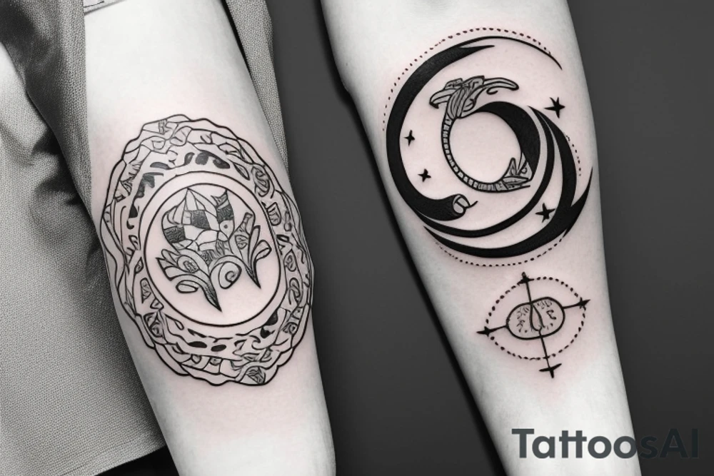 Moon, self love, Italy tattoo idea