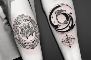 Moon, self love, Italy tattoo idea