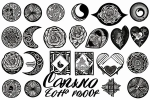 Moon, self love, Italy tattoo idea