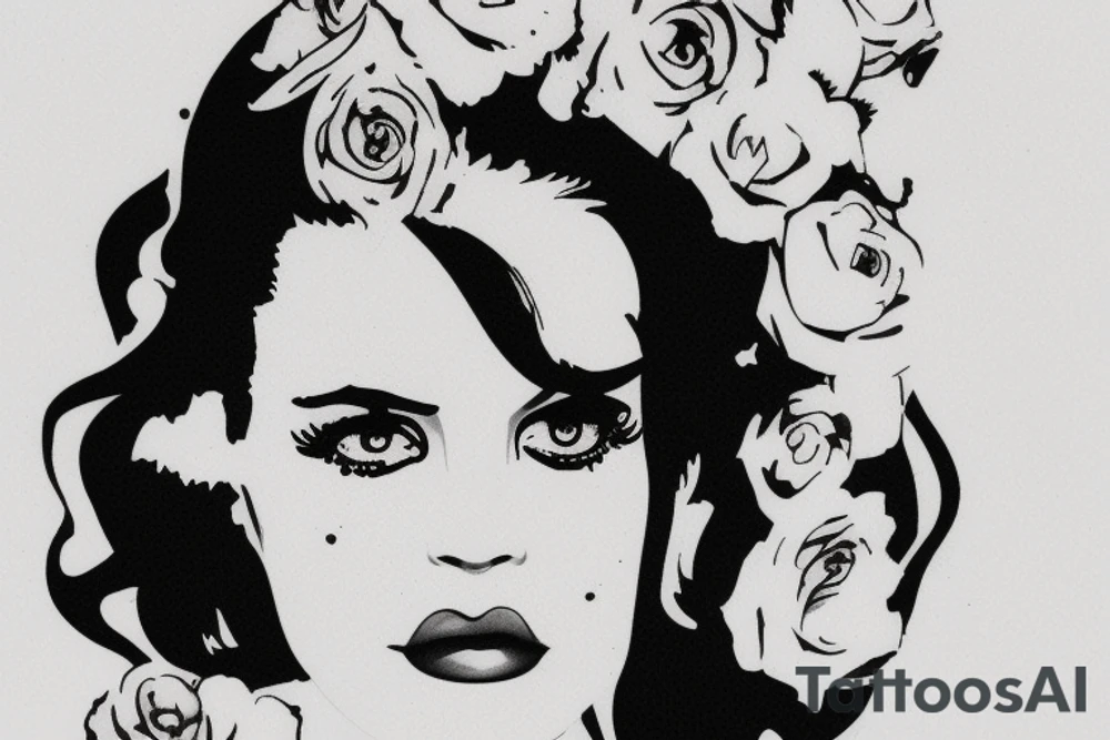 Lana del Rey Brooklyn baby tattoo idea