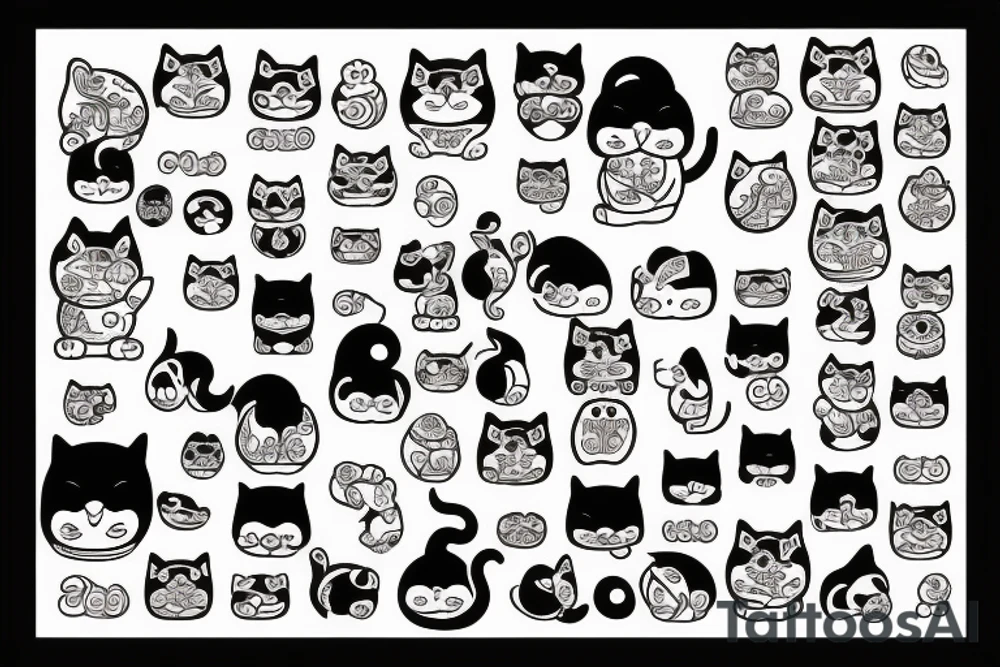 maneki-neko tattoo idea