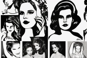 Lana del Rey tattoo idea