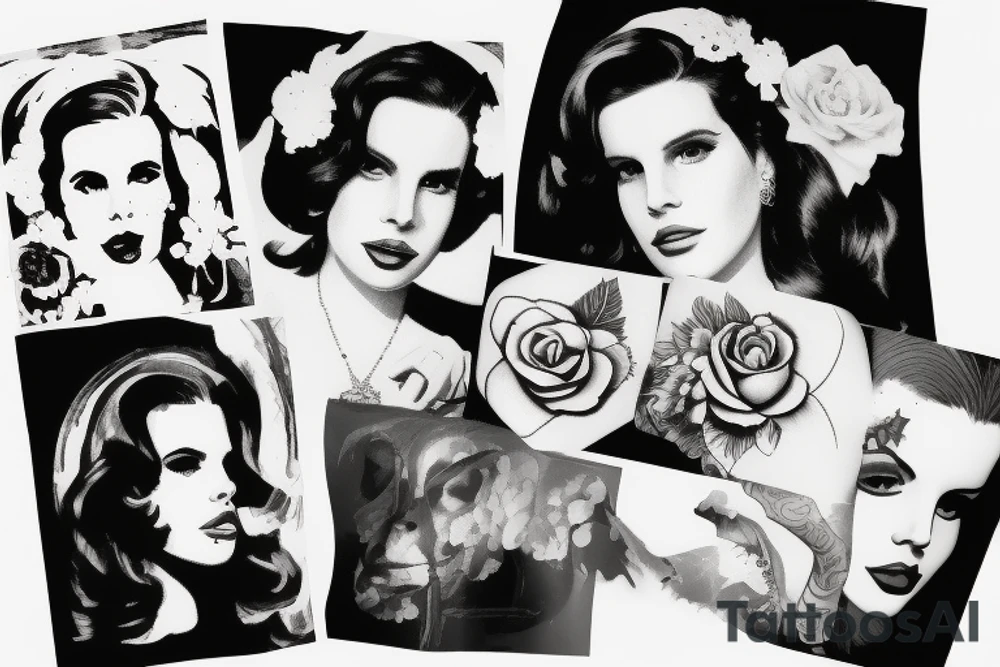 Lana del Rey tattoo idea
