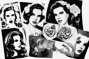 Lana del Rey tattoo idea