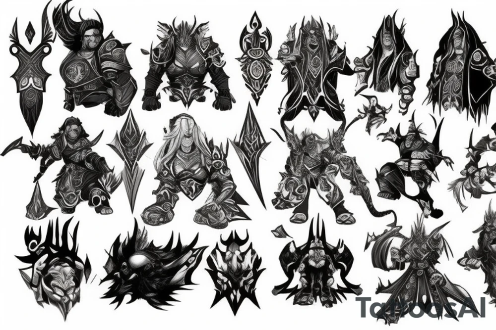 World of warcraft tattoo idea