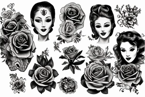 vintage tattoo idea