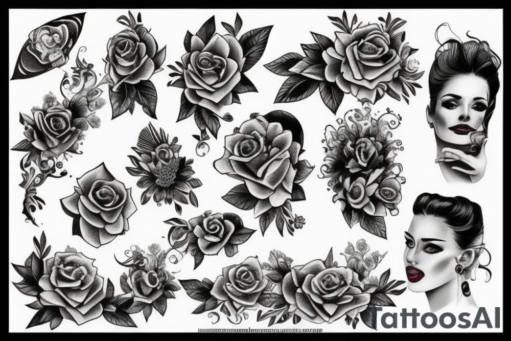vintage tattoo idea