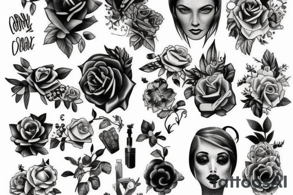 vintage tattoo idea