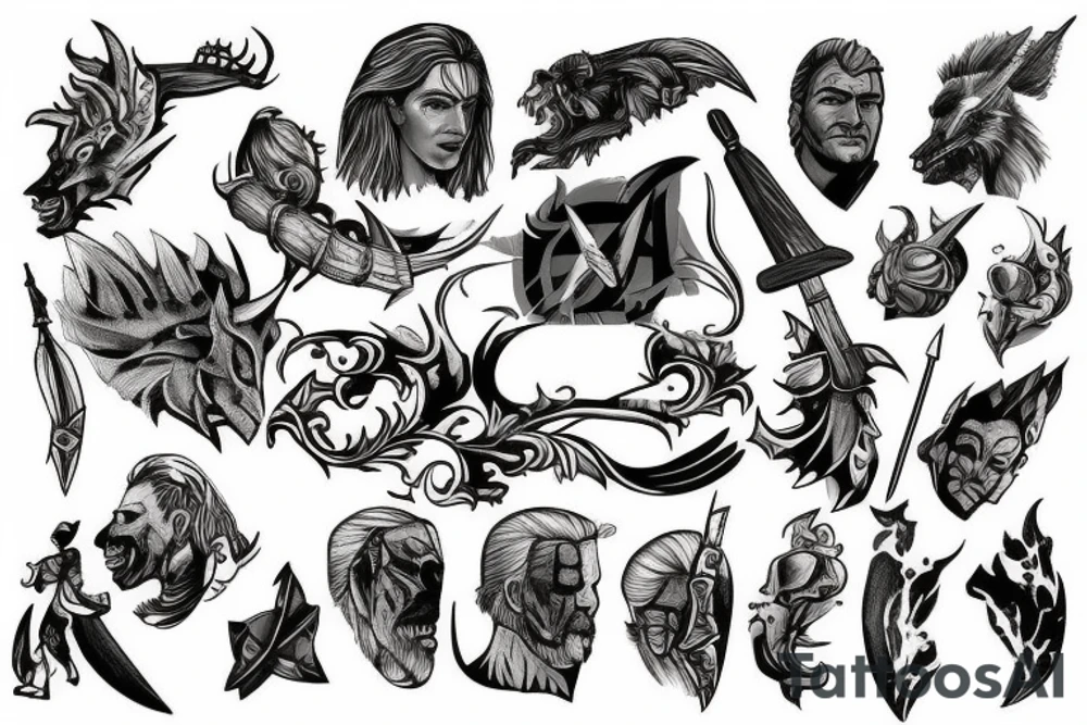witcher tattoo idea
