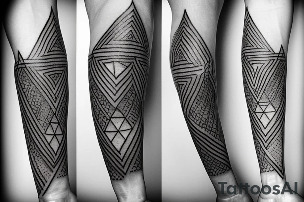 a king tattoo in shape of triangle with multiple single lines tattoo idea a king tattoo in shape of triangle with multiple single lines tattoo idea