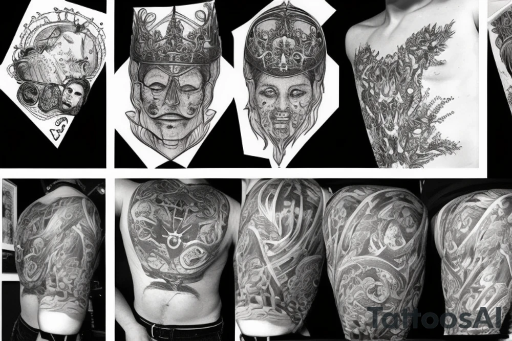 king tattoo idea
