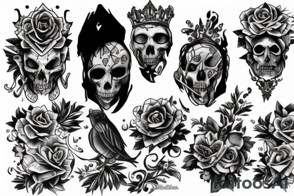 king tattoo idea