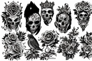 king tattoo idea