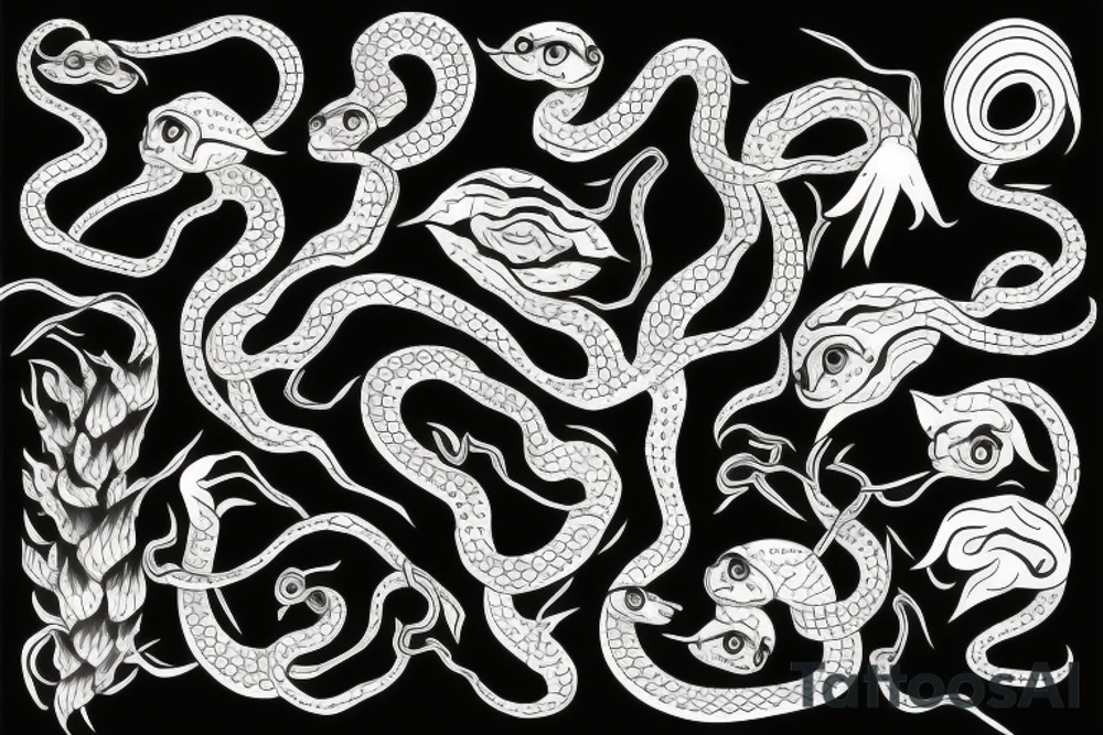 snake tattoo idea