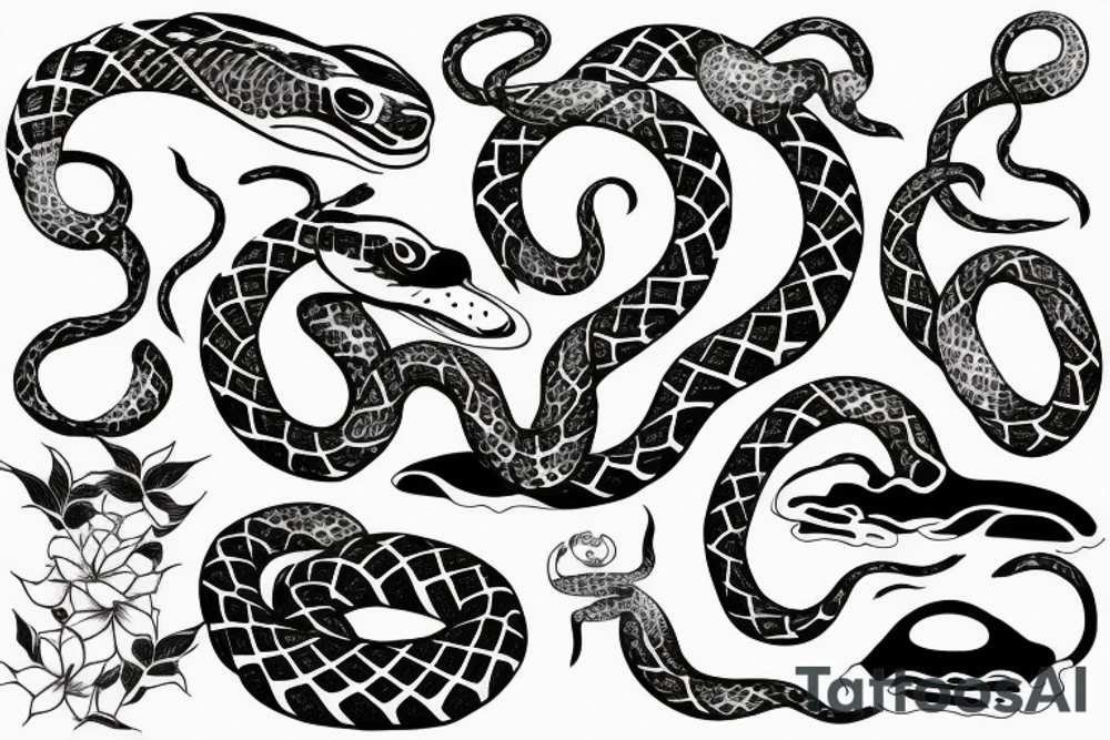 snake tattoo idea