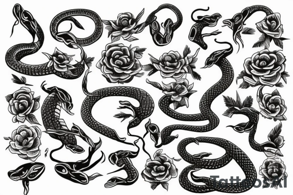 snake tattoo idea