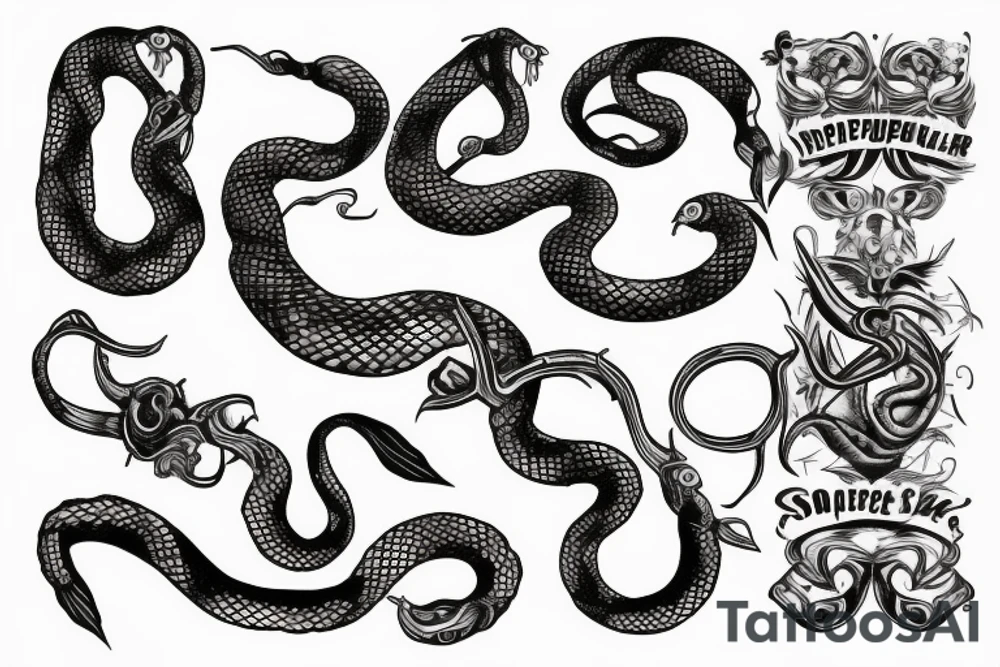snake tattoo idea