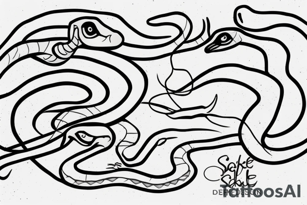 snake tattoo idea