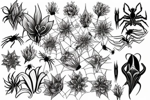 Spiderlily tattoo idea