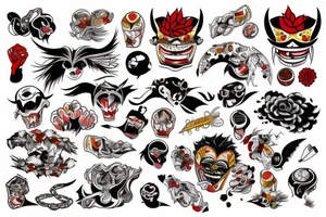 Fight tattoo idea