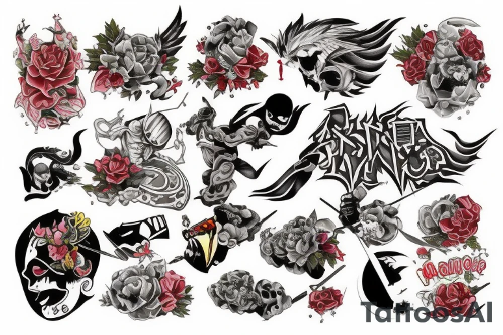 Fight tattoo idea