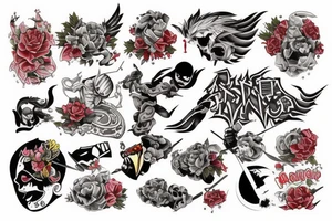 Fight tattoo idea