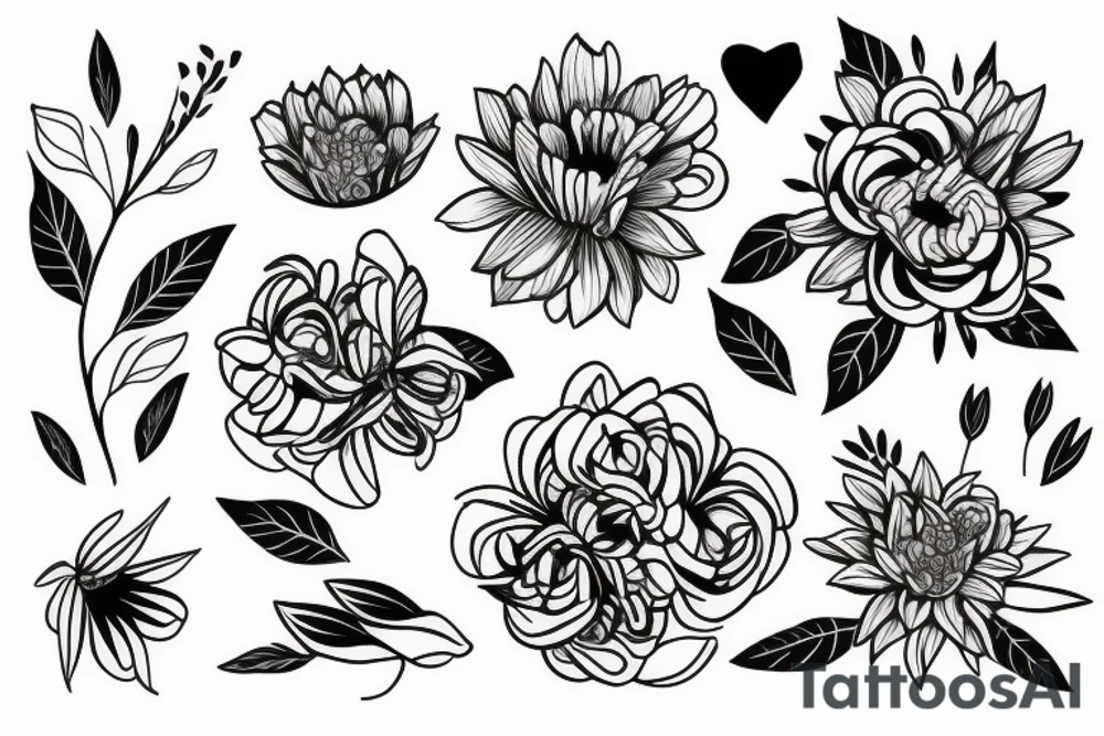 flower, self love tattoo idea