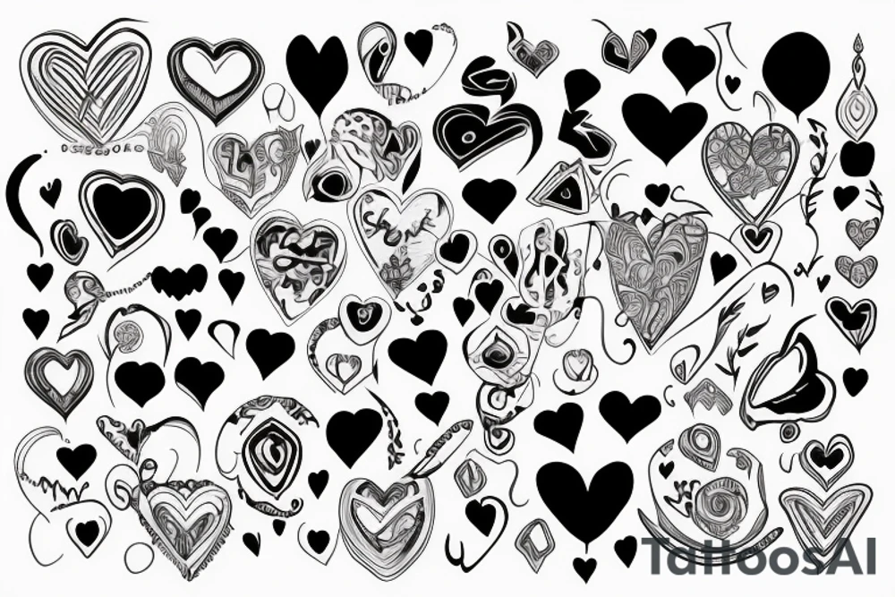 heart shaped with 02/09/2022 and Enoabasi Mattana tattoo idea
