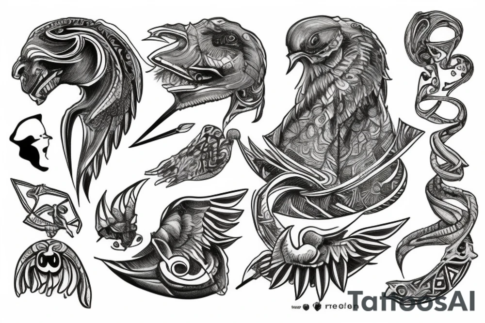 RA God tattoo idea